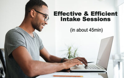 Do Efficient Intake Sessions in 45min